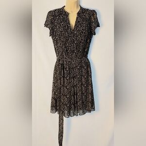 MSK Black and White Floral Mini Dress